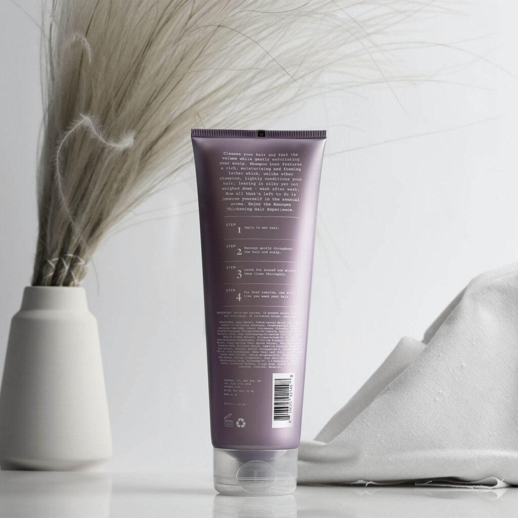 P2 Shampoo Luxe- back